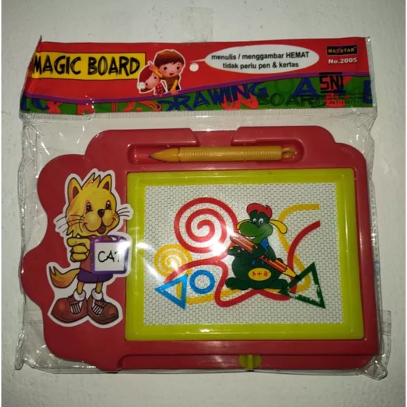 Mainan Anak Papan Tulis Anak Magnet Hapus Drawing Magic Board Untuk Belajar Menulis Edukasi