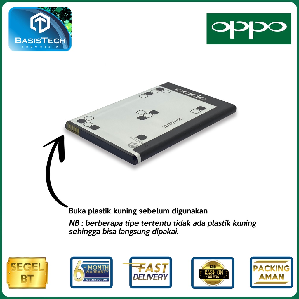 BATERAI OPPO Find Way S U707 U707T - OPPO U2s - BLP553 - ORI99