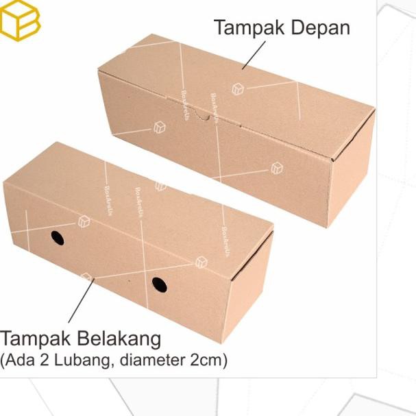 

✼ Box Packaging Corrugated Dus Kardus Roll Cake Kemasan Roti | PZ101031 ♣