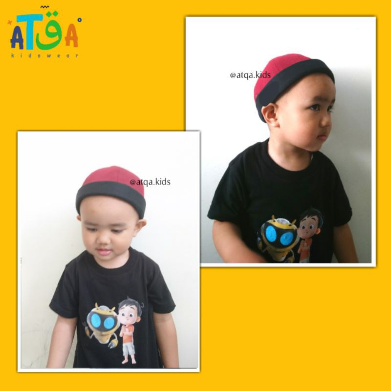 PECI TOPI ANAK/PECI MIKI HAT ANAK/PECI ANAK DUA WARNA