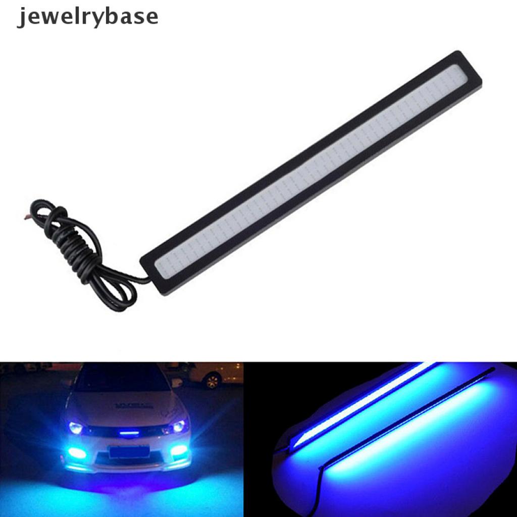 Base Lampu LED COB Biru DC 12V 17CM Anti Air Untuk DRL / Fog Lamp Mobil