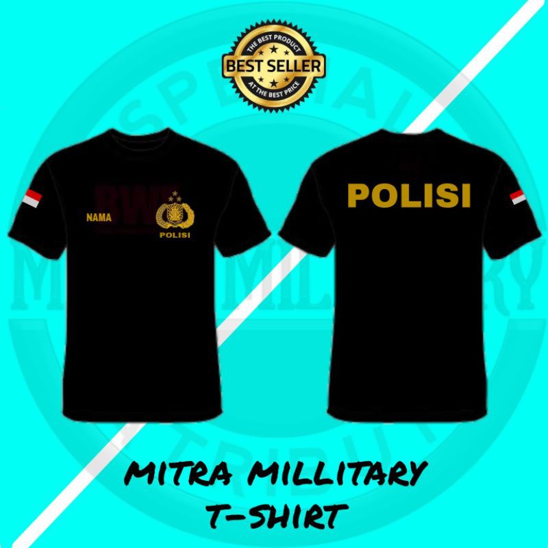 T SHIRT POLISI KAOS POLISI (LANTAS) BAJU LENGAN PENDEK