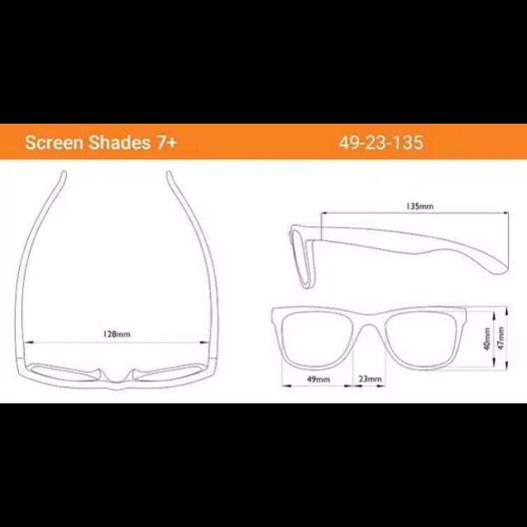 Kacamata Anak Real Screen Shades (Kotak) (2+, 4+, 7+) ORI / kacamata anti radiasi / anti bluelight