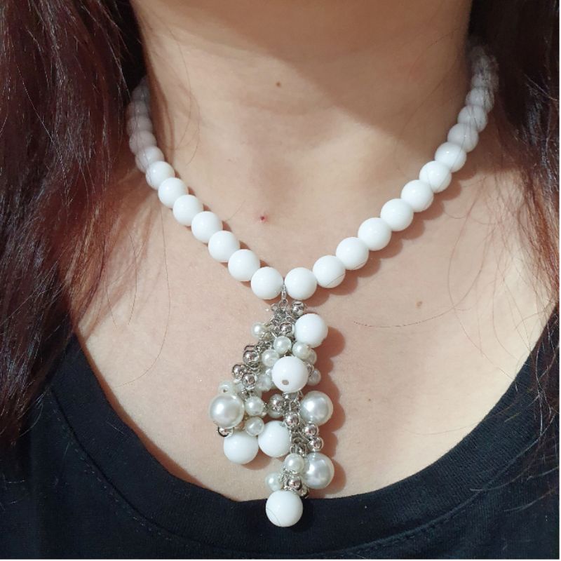 Kalung Premium Quality Anti karat anti alergi Kalung Branded Band  mix Silver925 perak Ts02439