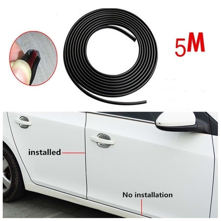 list karet pelindung pintu mobil model U panjang 5m / door guard / AKSESORIS MOBIL / VARIASI