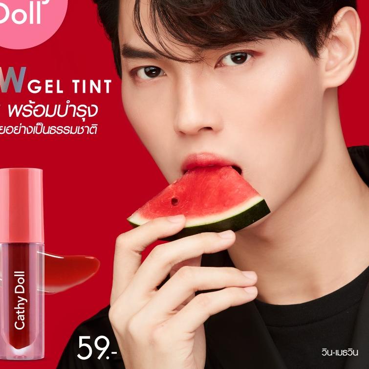 ✷ CATHY DOLL GLOW GEL TINT X BRIGHTWIN WIN METAWIN BRIGHT VACHIRAWIT 2GETHER THE SERIES LIP TINT ✈