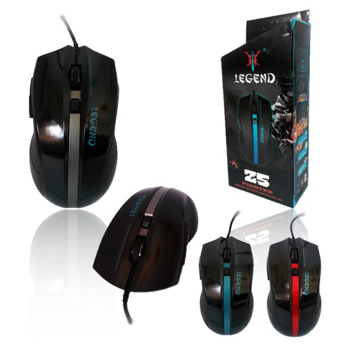 OPTICAL MOUSE GAMING USB LEGEND FIGHTER Z5