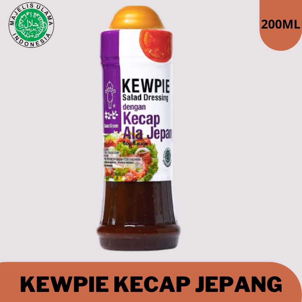 

Saus Salad Dressing Kewpie Soyu Kecap ala Jepang 200 ml Halal Murah