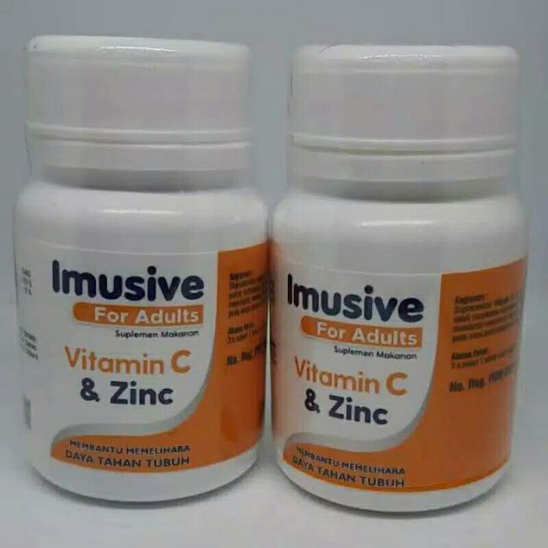 Imusive vitamin V+zinc Daya tahan tubuh