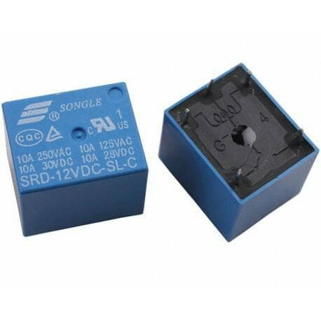 Relay Power 5pin 5v 12v 24 10A Songle SRD-12VDC-SL-C SRD-05VDC-SL-C SRD-24VDC-SL-C