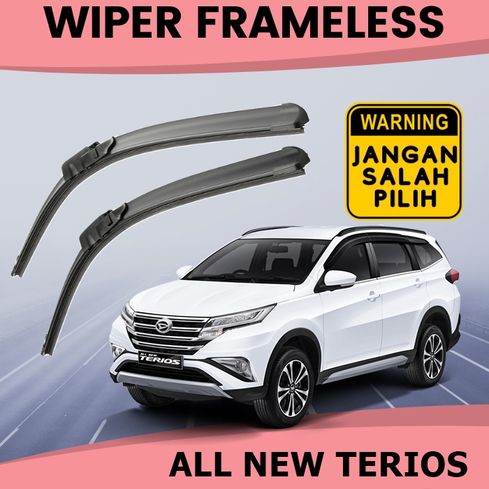 Wiper Terios Wifer Depan New Terios Model Pisang Karet Kaca Depan Mobil Sepasang 1 Set