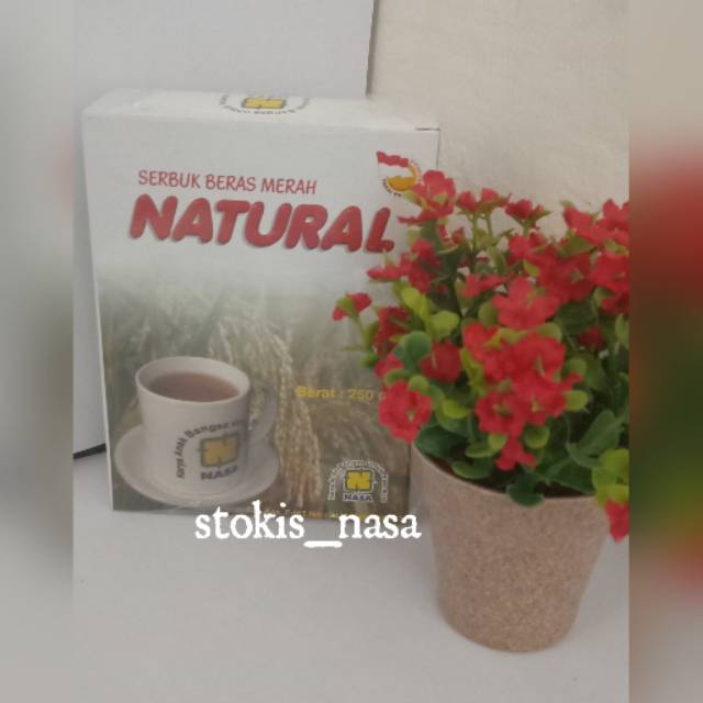 

serbuk beras merah natural