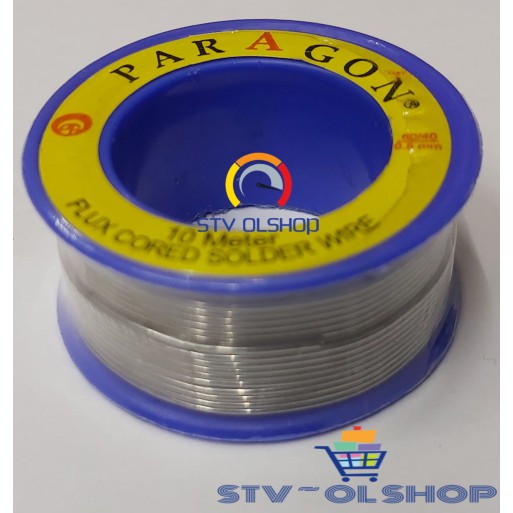 Timah Solder Paragon 10 Meter / Timah Kecil Paragon 0,8 mm 60/40