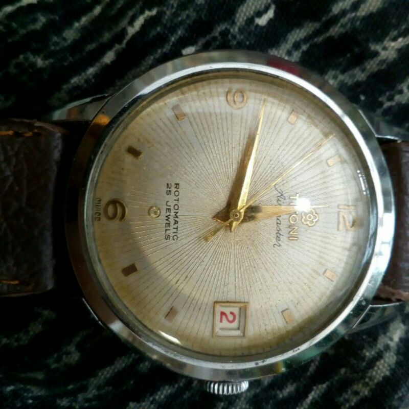 Jam tangan Titoni airmaster Etarotor 25 jewels jam kuno jam antik jam klasik jam vintage