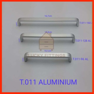  Handle  011 96 ALUMINIUM  Tarikan Laci Pintu  Lemari 