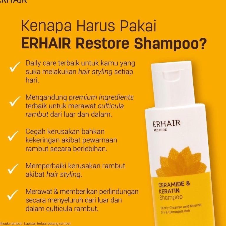 [PRODUK KMMR9] Erhair Series Grow Shampoo / Scalp Care / Erazol / Restore / Serum Anti Rontok Erha 2