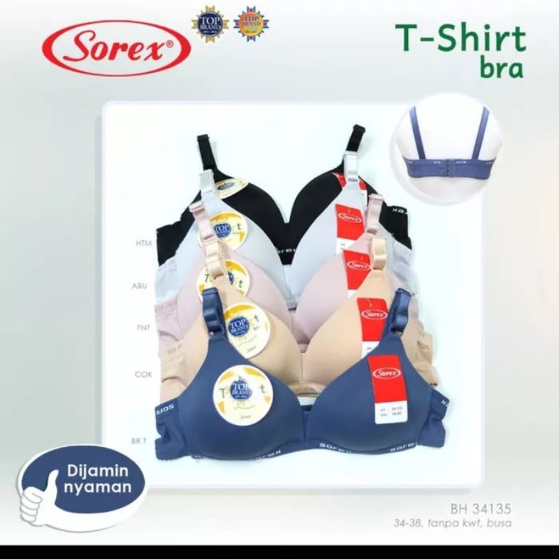 BRA/BH SOREX 34135 PUSH UP TANPA KAWAT