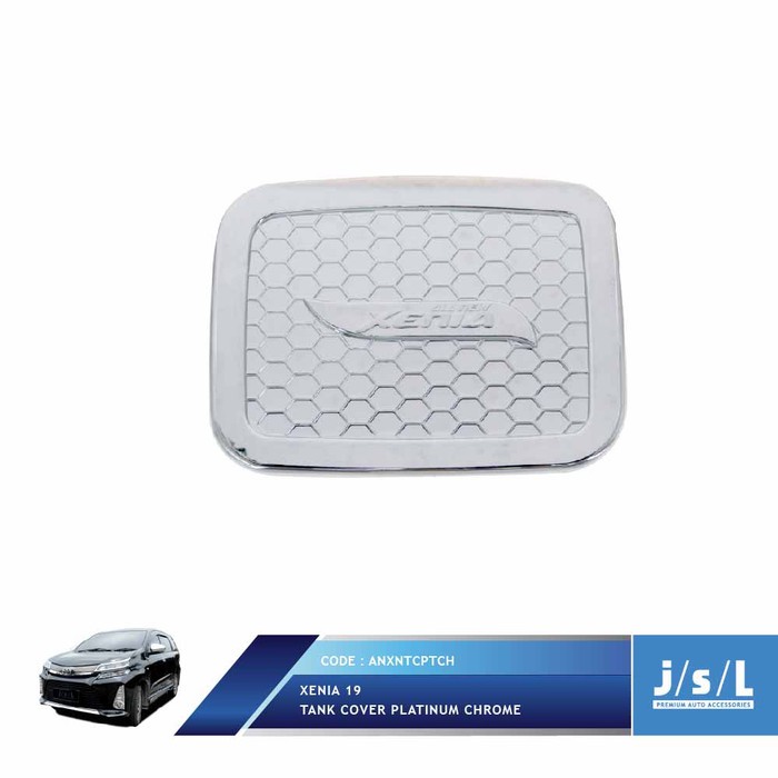 JSL Tutup Tangki Bensin Avanza 2019 Tank Cover Platinum Chrome