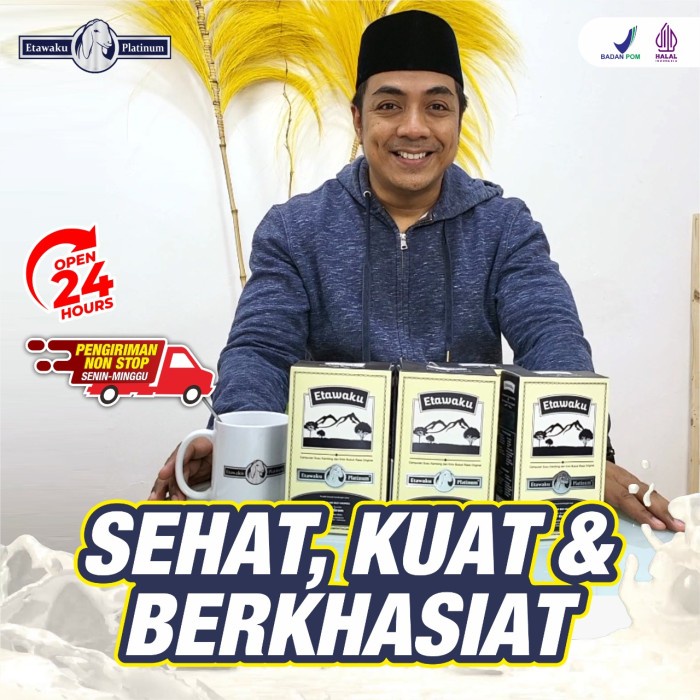 

Etawaku Platinum - Susu Kambing & Krimer Bebas Alergi dan Rendah Gula