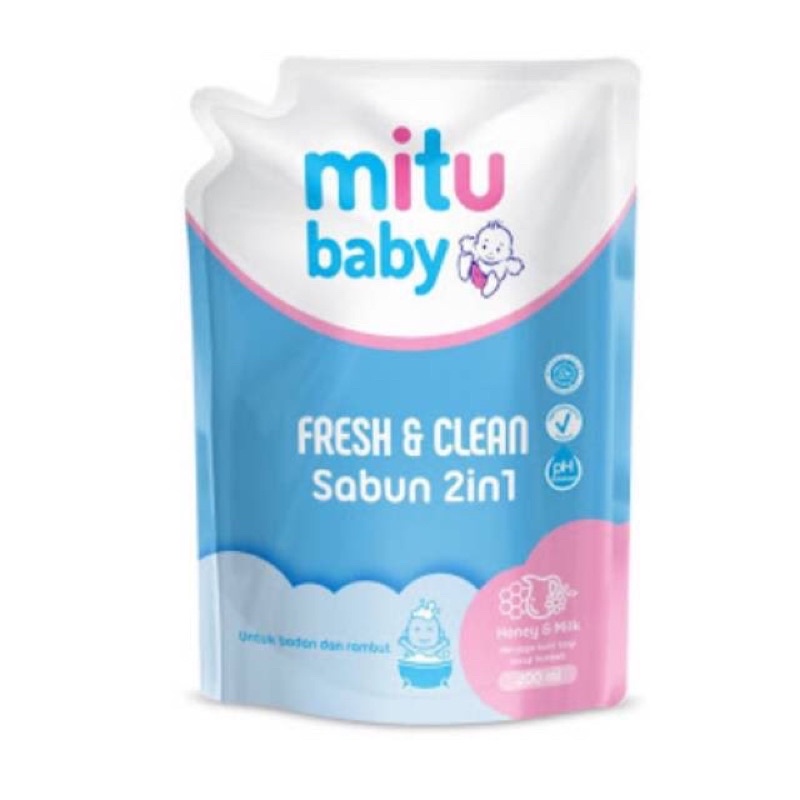 Mitu Sabun 2 in 1 REFILL 400ml