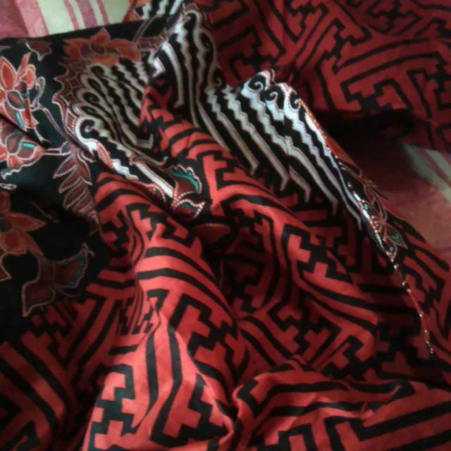 Bswart Batik Hrb026 Kenongo Hem Pendek Padi Pekalongan M L Xl Batik Pria Murah Modern Grosir
