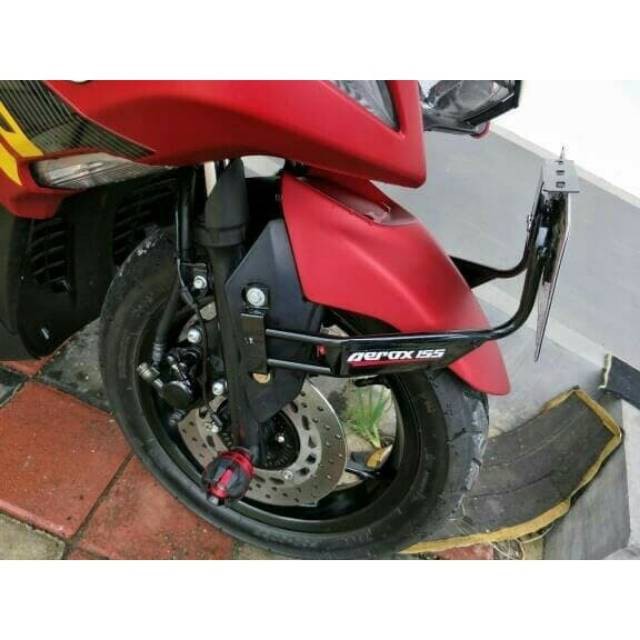 DUDUKAN PLAT LEXI BREKET PLAT NOMOR YAMAHA LEXI BREKET LAMPU BONUS 4 BAUT DAN 4 KARET