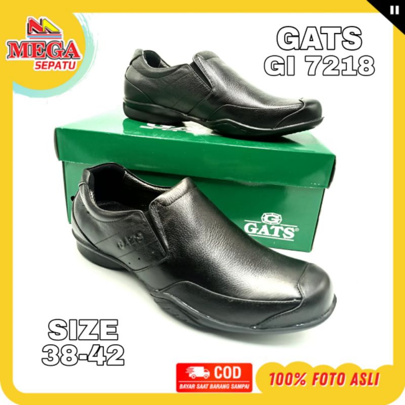 TERBARU SEPATU PANTOFEL PRIA DEWASA GATS GI7218 HITAM