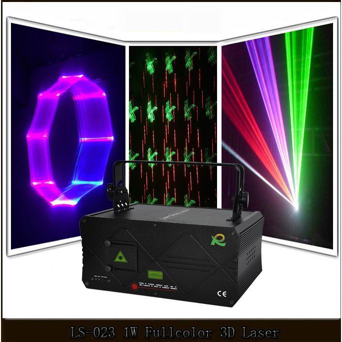 LAMPU LASER DISCO PARTY STAGE LIGHTING 1W RGB LS043