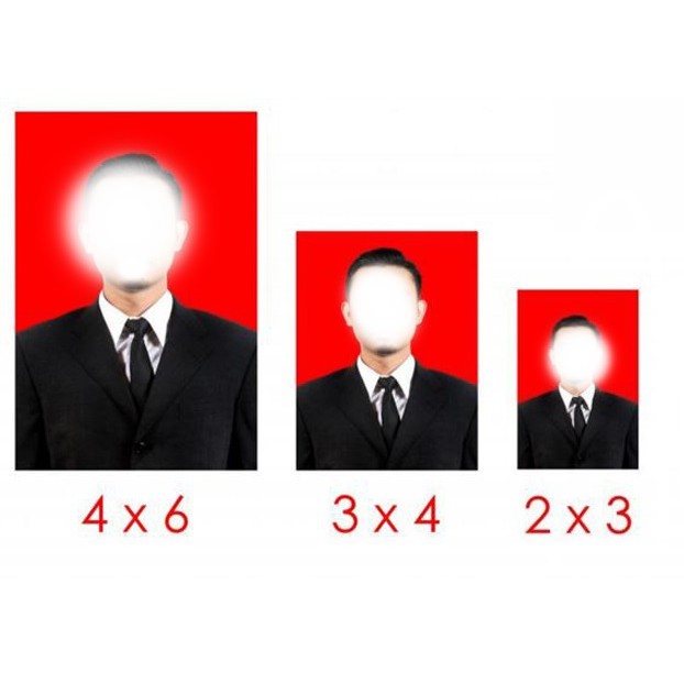 Cetak Pas Foto 2x3 3x4 4x6 Pas Photo