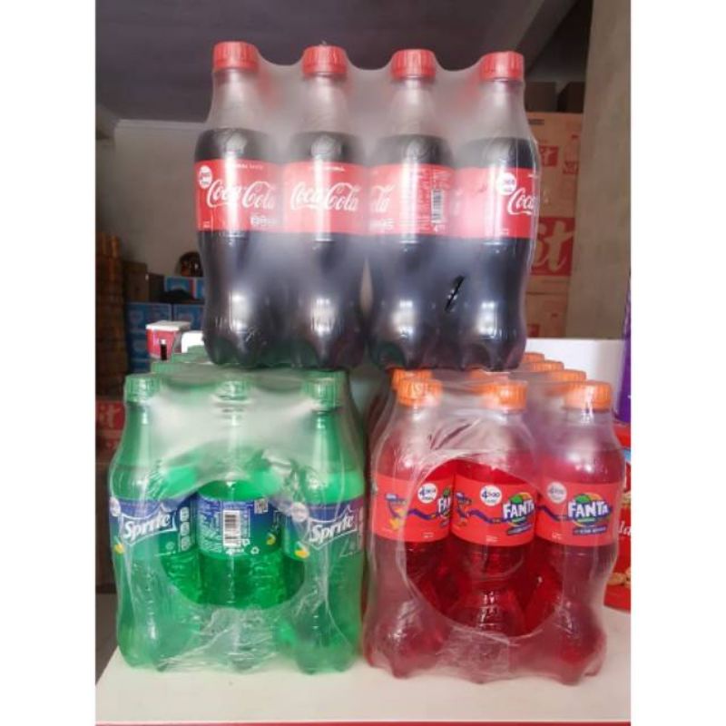 

Sprite /Fanta/Coca cola botol 390ml/krat isi 12 Botol