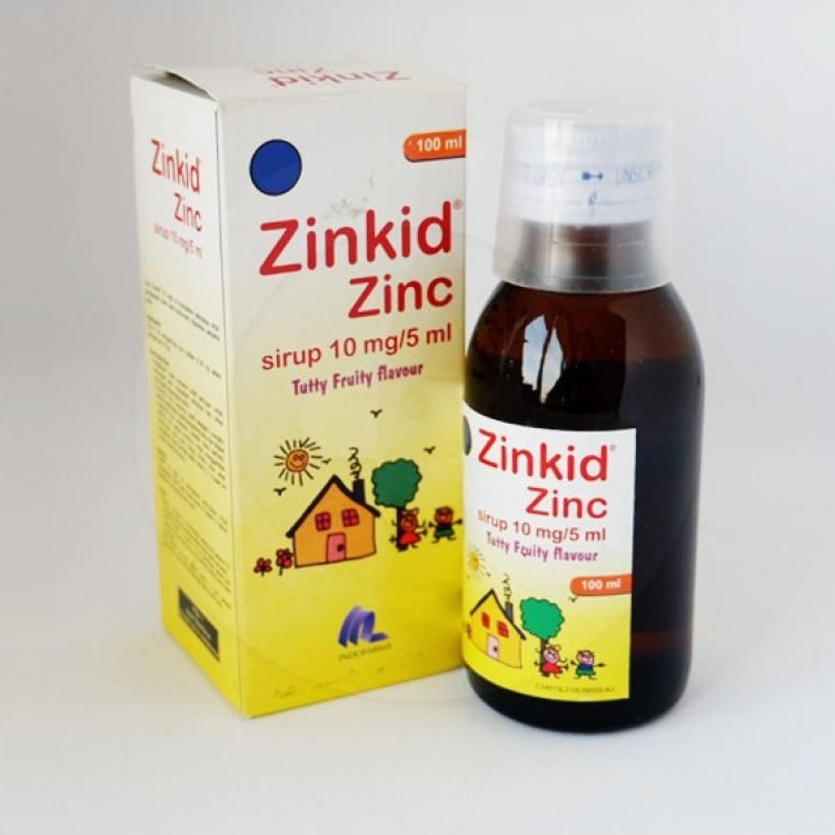 zinkid sirup syrup 100 ml vitamin