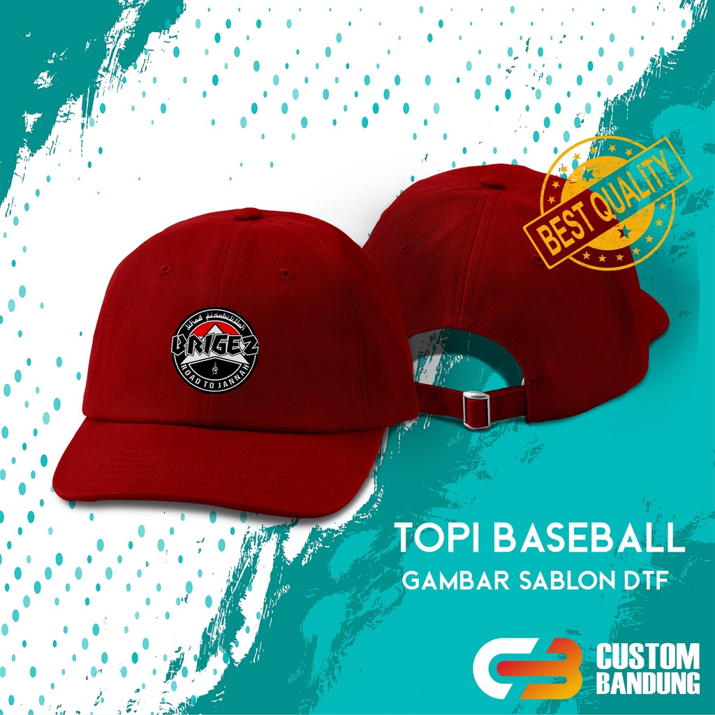 Topi Baseball BRIGEZ 6 Pria Wanita Bisa COD Original High Premium Quality