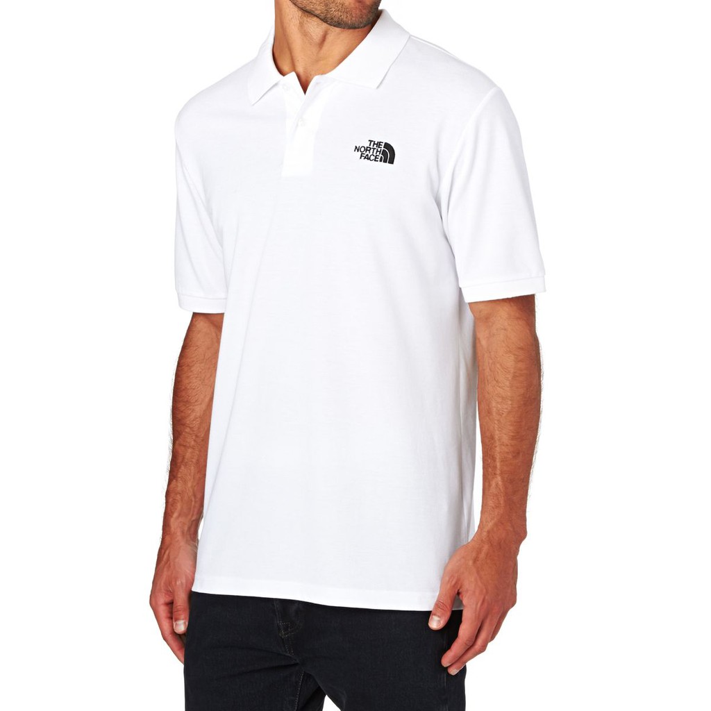 north face white polo shirt