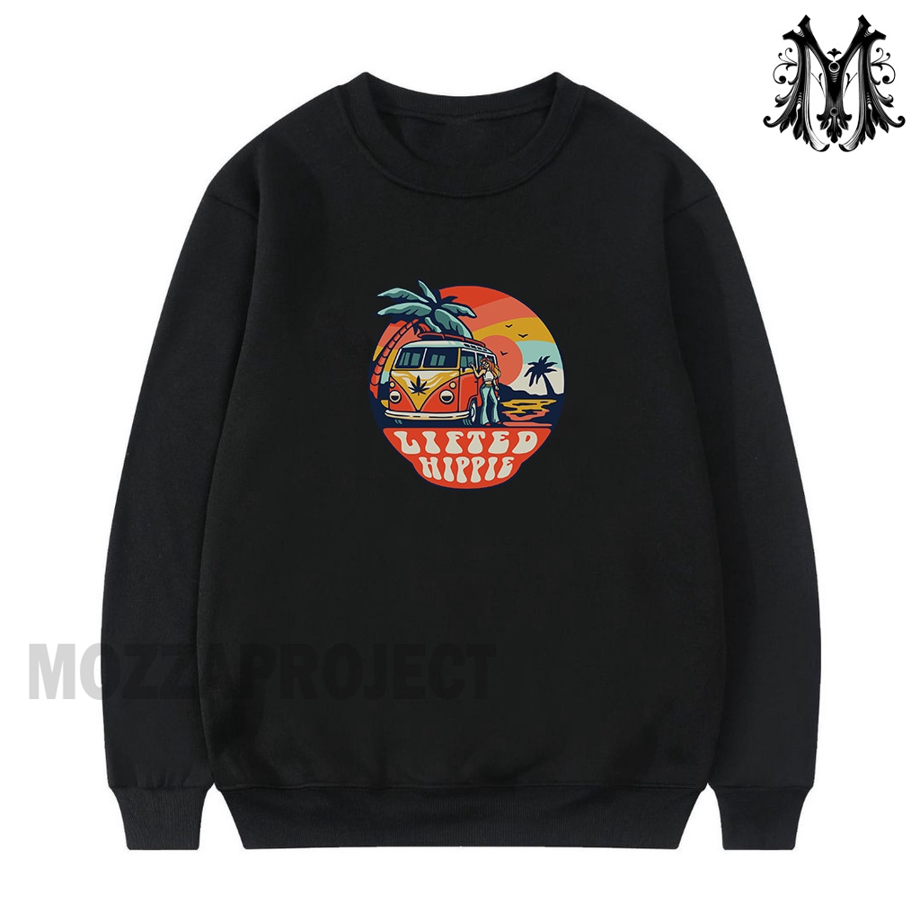 SWEATER CREWNECK UNISEX MODS LIFTED HIPPIE