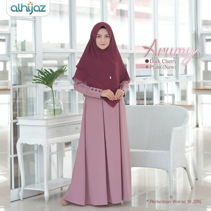 Arumy Syari by Al-Hijaz | Gamis Syar'i | Set Gamis Syari | Syar'i | Gamis murah
