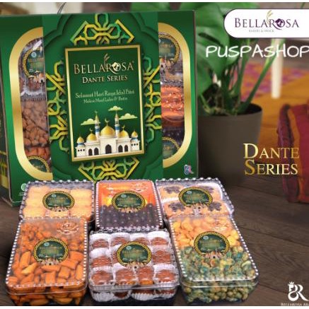 

BELLAROSA PARCEL LEBARAN HAMPERS LEBARAN 6 VARIAN KACANG COKLAT KUE