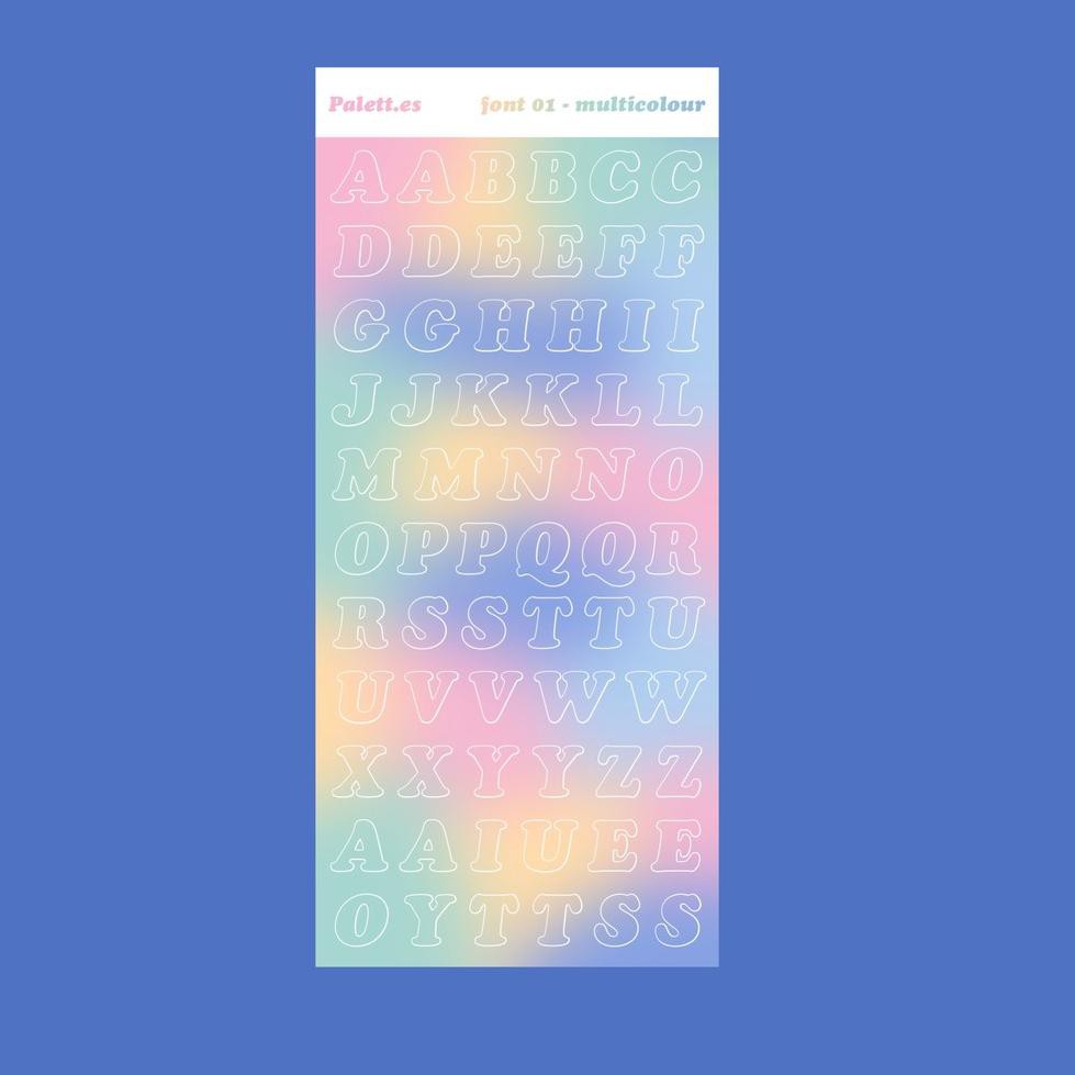 

Yj2Code Palett.es - alphabet 01 sticker sheets(promo)A2S9