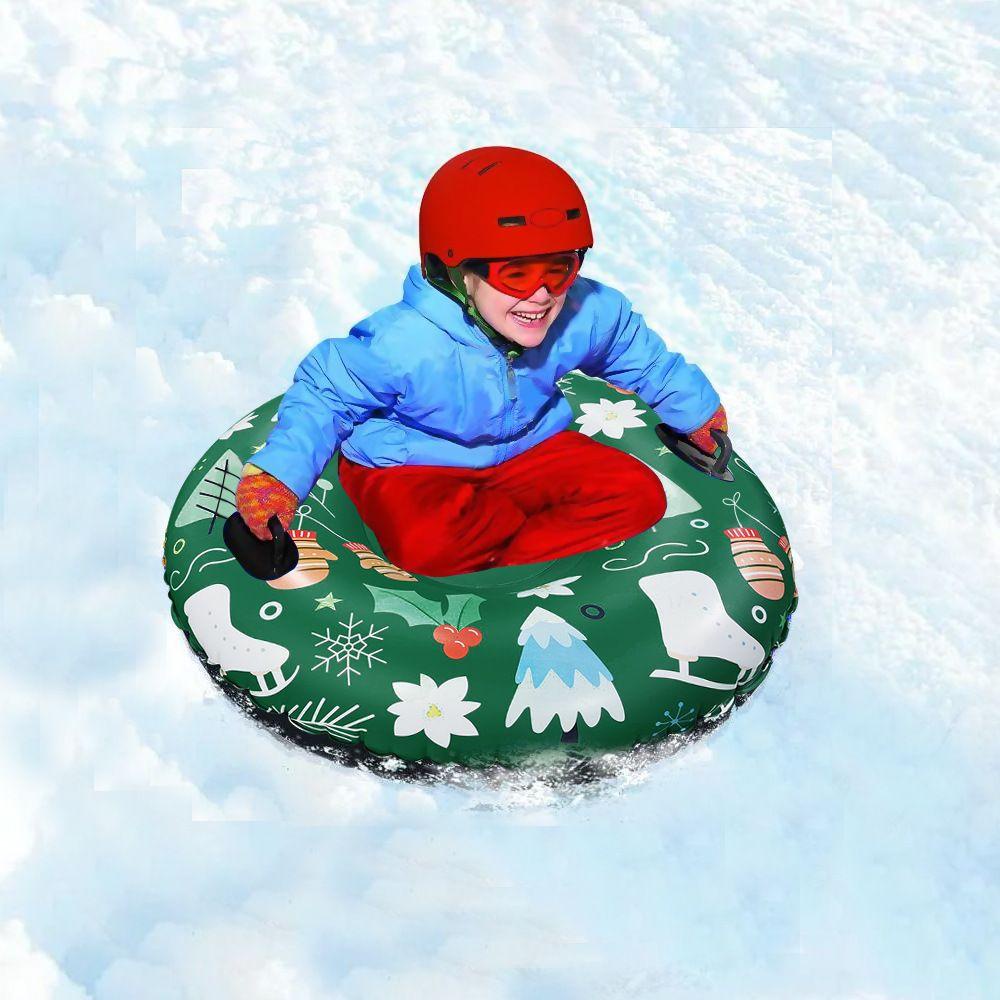 Suyo 46inch Snow Sleds Salju Anti Beku Dengan Pegangan Bawah Untuk Musim Dingin