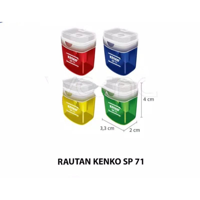 

Rautan Pensil Kenko SP 71 warna warni