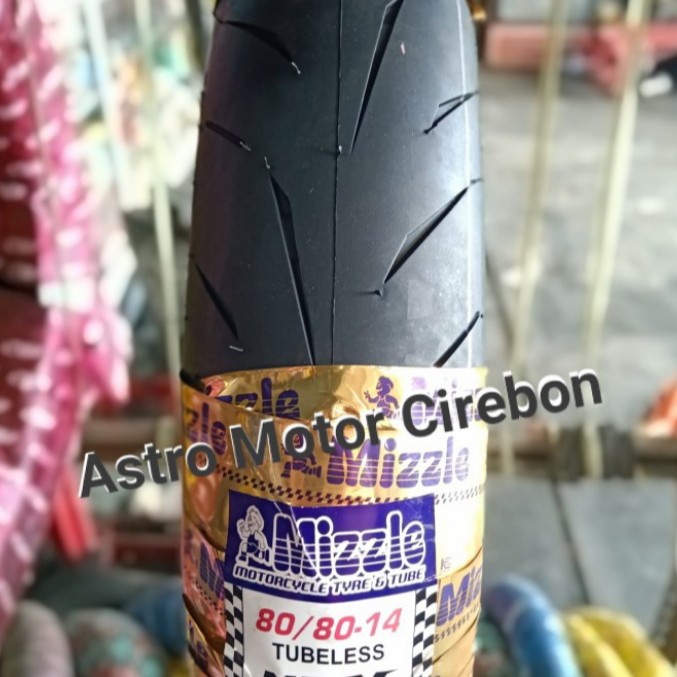 Ban pelek 14 Mizzle 80 80 14 MR X Tubeless ban motor matic Vario