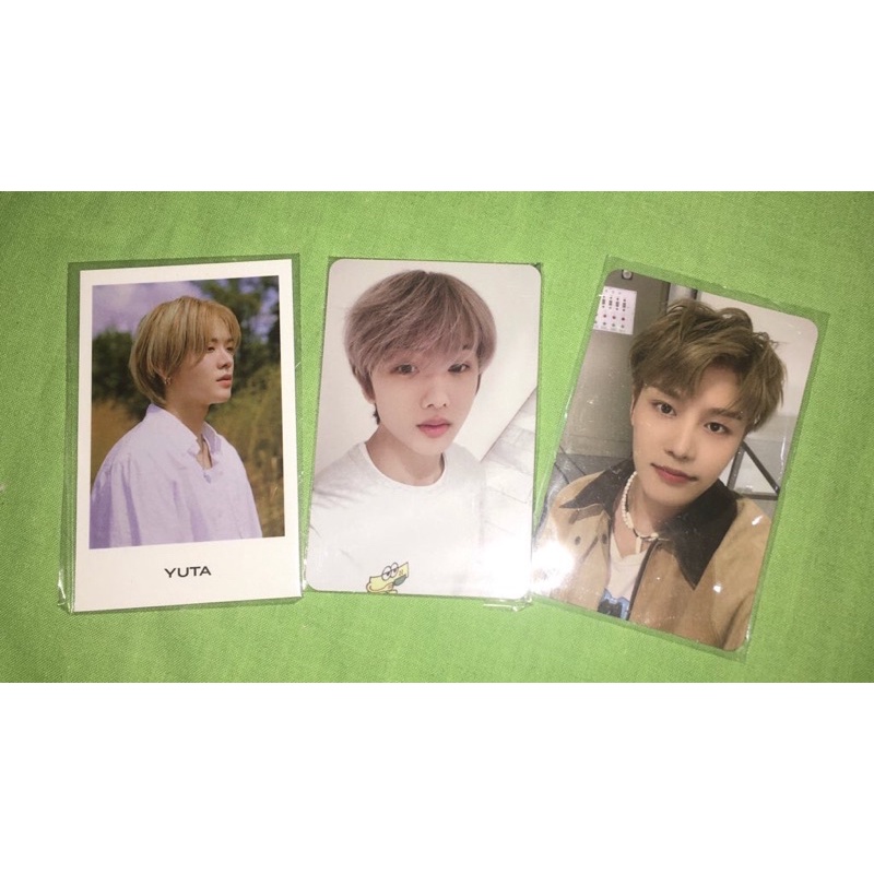 photocard yuta fh taeil departure jisung cafe dream