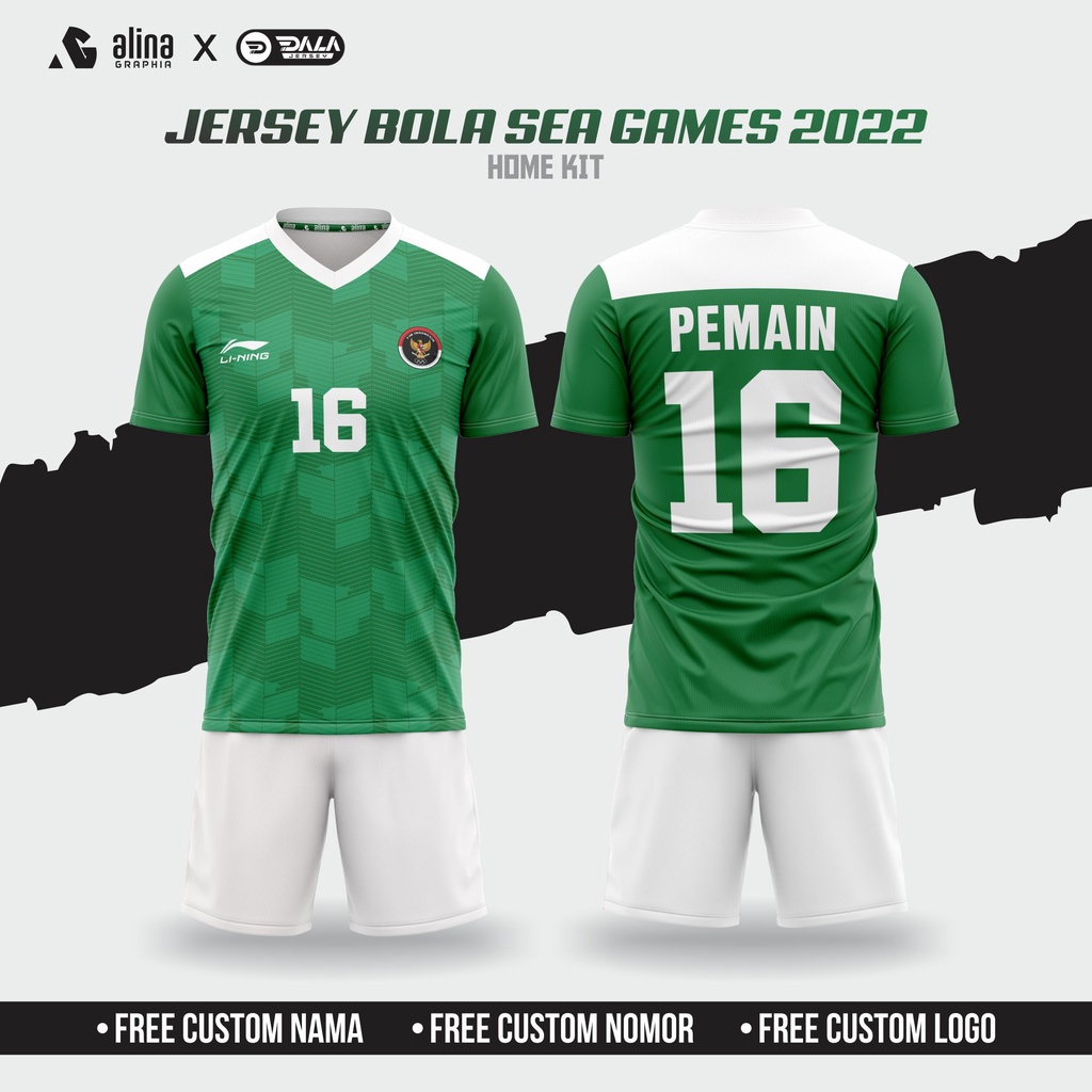 Jersey Timnas Indonesia Lining Sepak Bola SEA GAMES 2021 2022 Away
