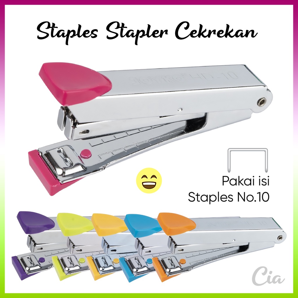 

Stapler Staples Stepler Jepretan Cekrekan Hekter Jegrekan Necis Hecter Joyko HD10