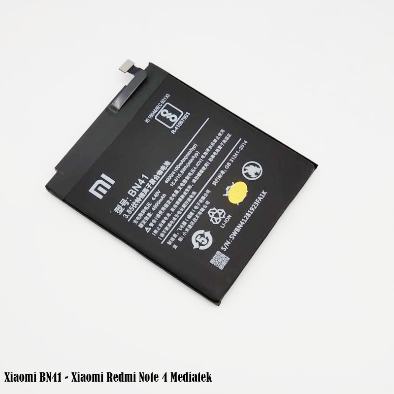 BATRE - BATRAI - BATERAI XIAOMI BN41 REDMI NOTE 4/4X MEDIATEK