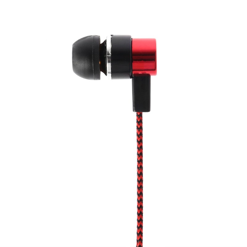 Cre Headset Earphone In-Ear Stereo Noise Isolating Bahan Kain Fiber Untuk Handphone