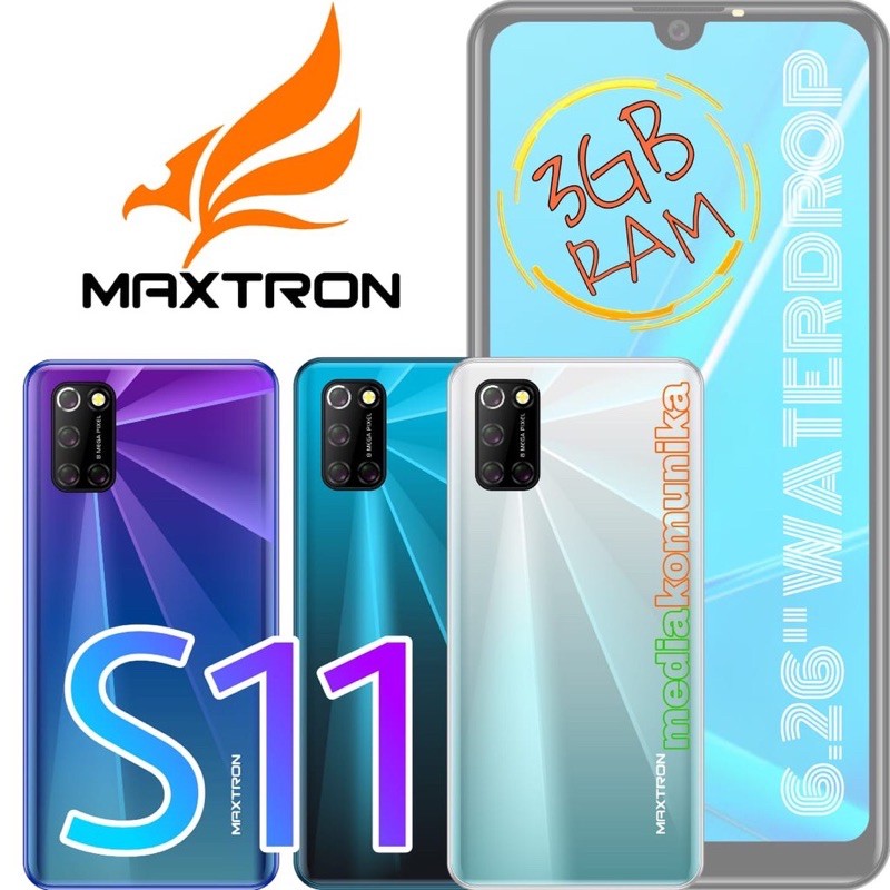 Maxtron S11 Ram 3/126GB Garansi Resmi
