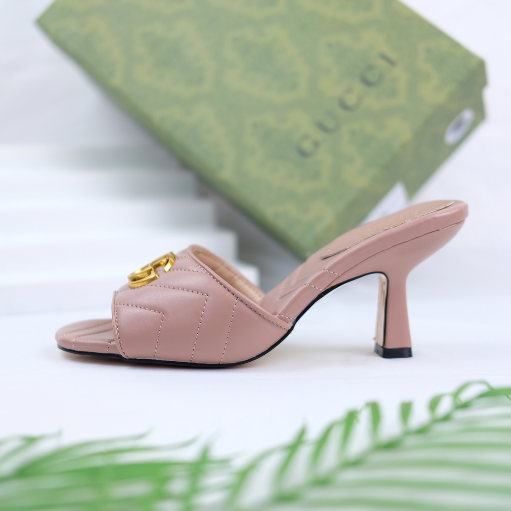 [7.7 Boombastis Sale⚡] - SENDAL WANITA GC HEELS SANDALS GCS007 PREMIUM IMPORT