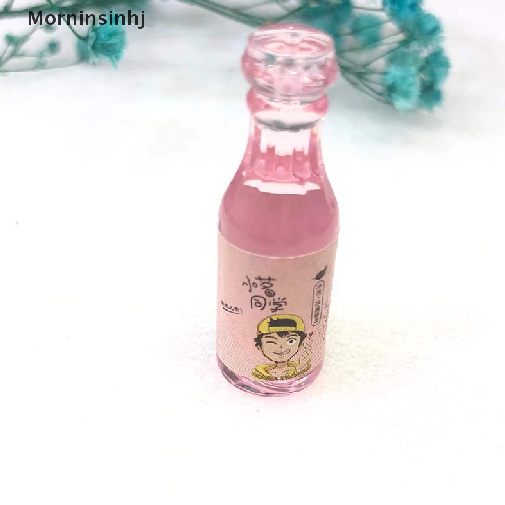 Mornin 20PCS / Set Mainan Miniatur Botol Minuman Bahan Resin Skala 1: 12 Untuk Dekorasi Rumah Boneka