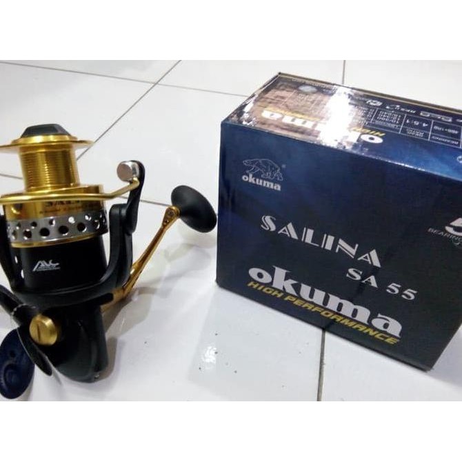 TERMURAH Reel Spinning Okuma Salina SA 55 5 Bearings