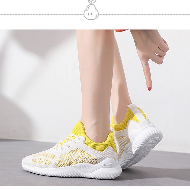 Sepatu Olahraga Wanita Putih Sneaker Sport Cewek Import Spatu Sneakers Wanita running Fashion SP-093-5